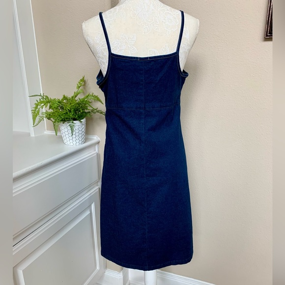 Calvin Klein Jeans Denim Halter Dress - Picture 3 of 6